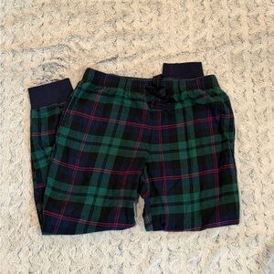 Old Navy Plaid Pajama Bottoms - Green and Navy joggers